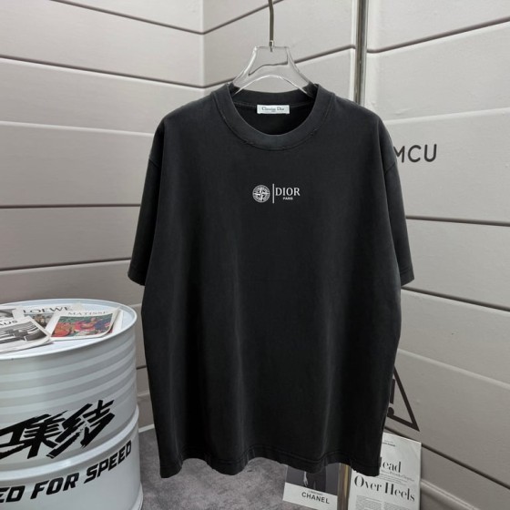 Dior Compass Logo Washed T-Shirt